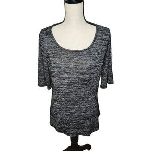 Apt. 9 Black and Gray Blouse